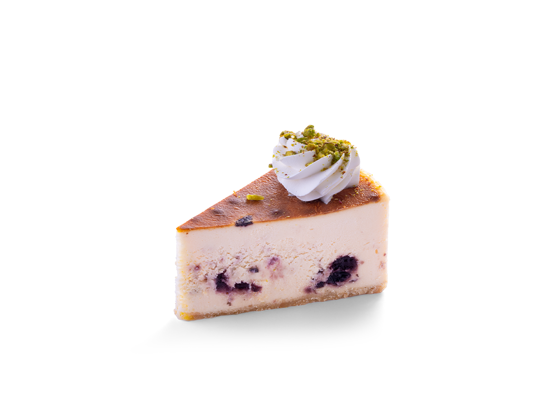 BLUEBERRY BAKED CHEESECAKE