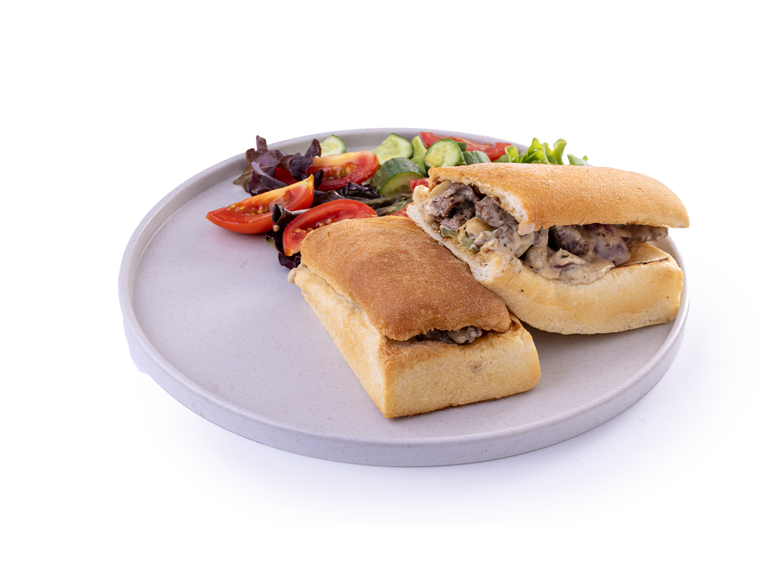 MEAT STROGANOFF SANDWICH