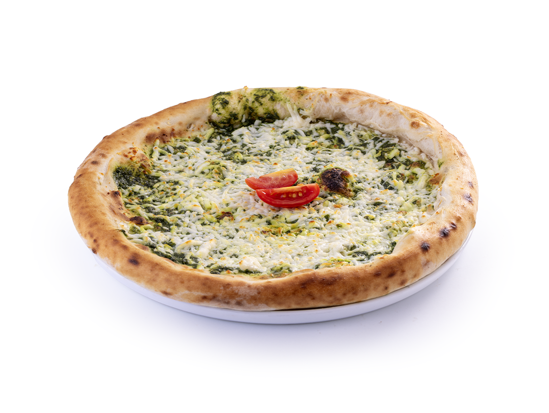WHITE CHEESE WITH PESTO MANKOSHEH